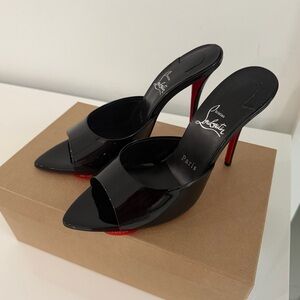 Christian Louboutin Black Patent Leather Miss Z
